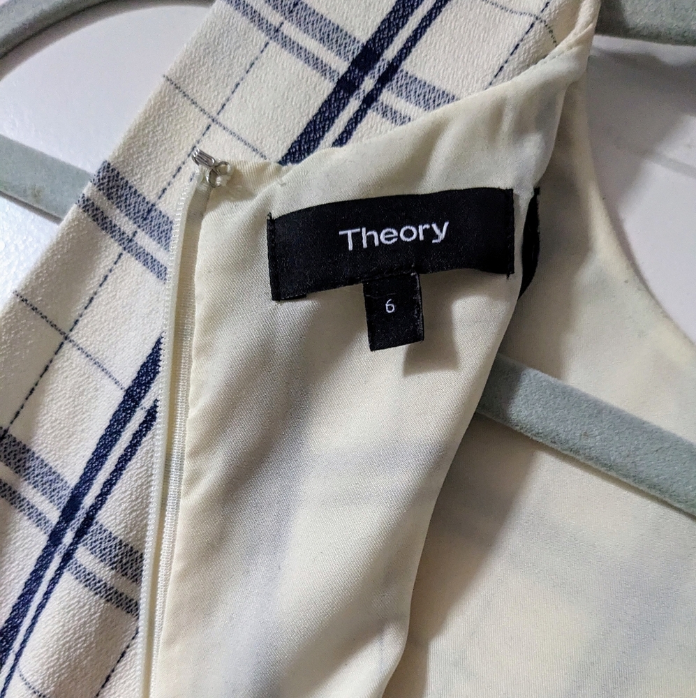 Theory Printed Shift Dress - Picture 10 of 10